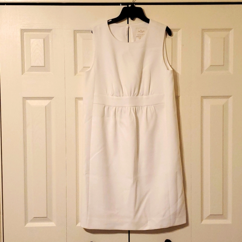 kate spade White Sleeveless Sheath Dress